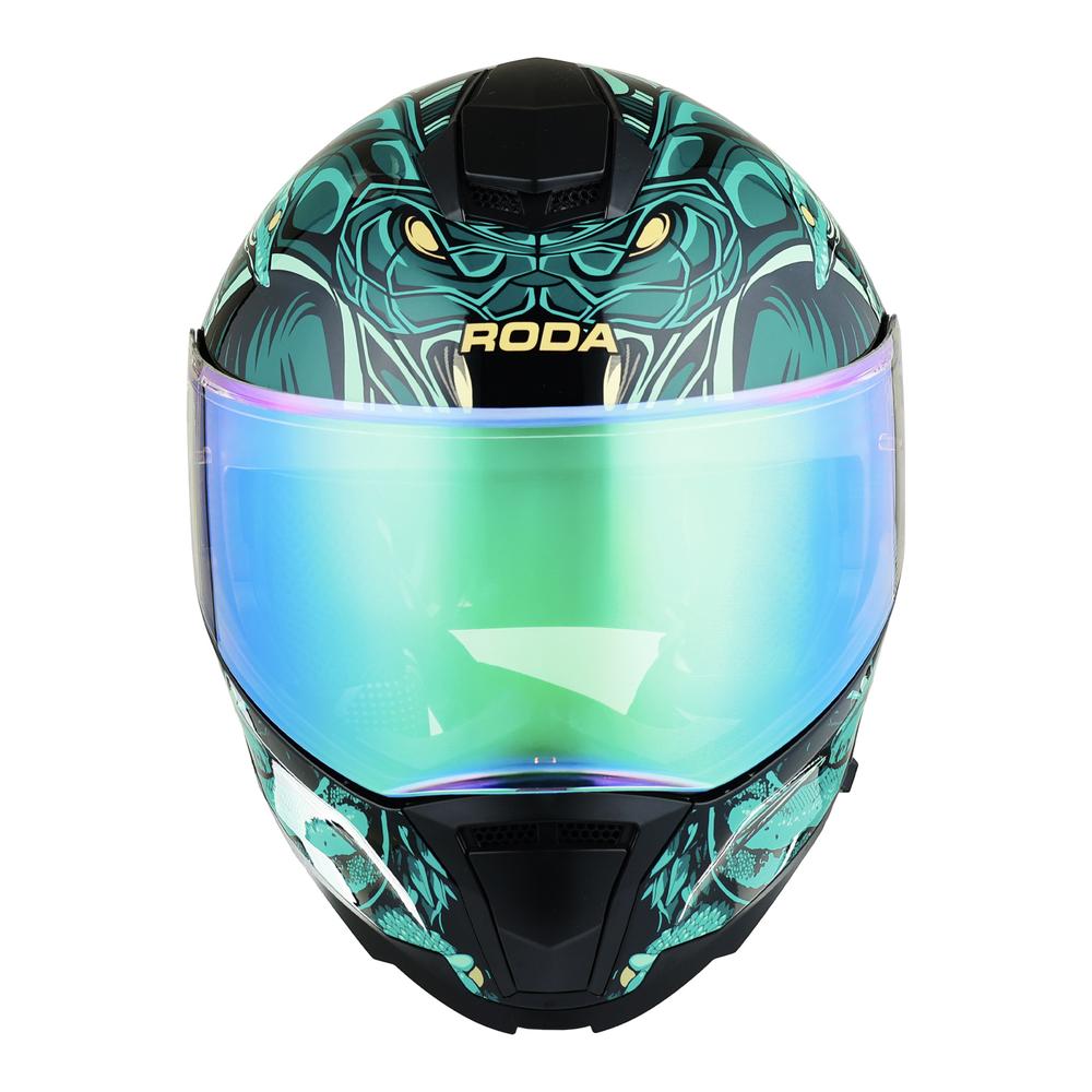 Foto 5 pulgar | Casco Roda Revenge Pro Vd Serpent King Aba M.vd Trnsl Svs