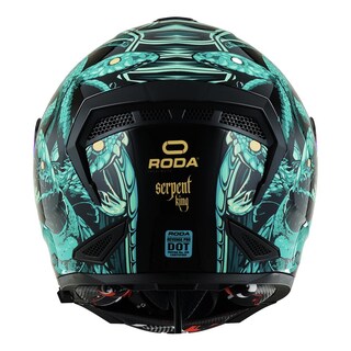 Foto 5 | Casco Roda Revenge Pro Vd Serpent King Aba M.vd Trnsl Svs
