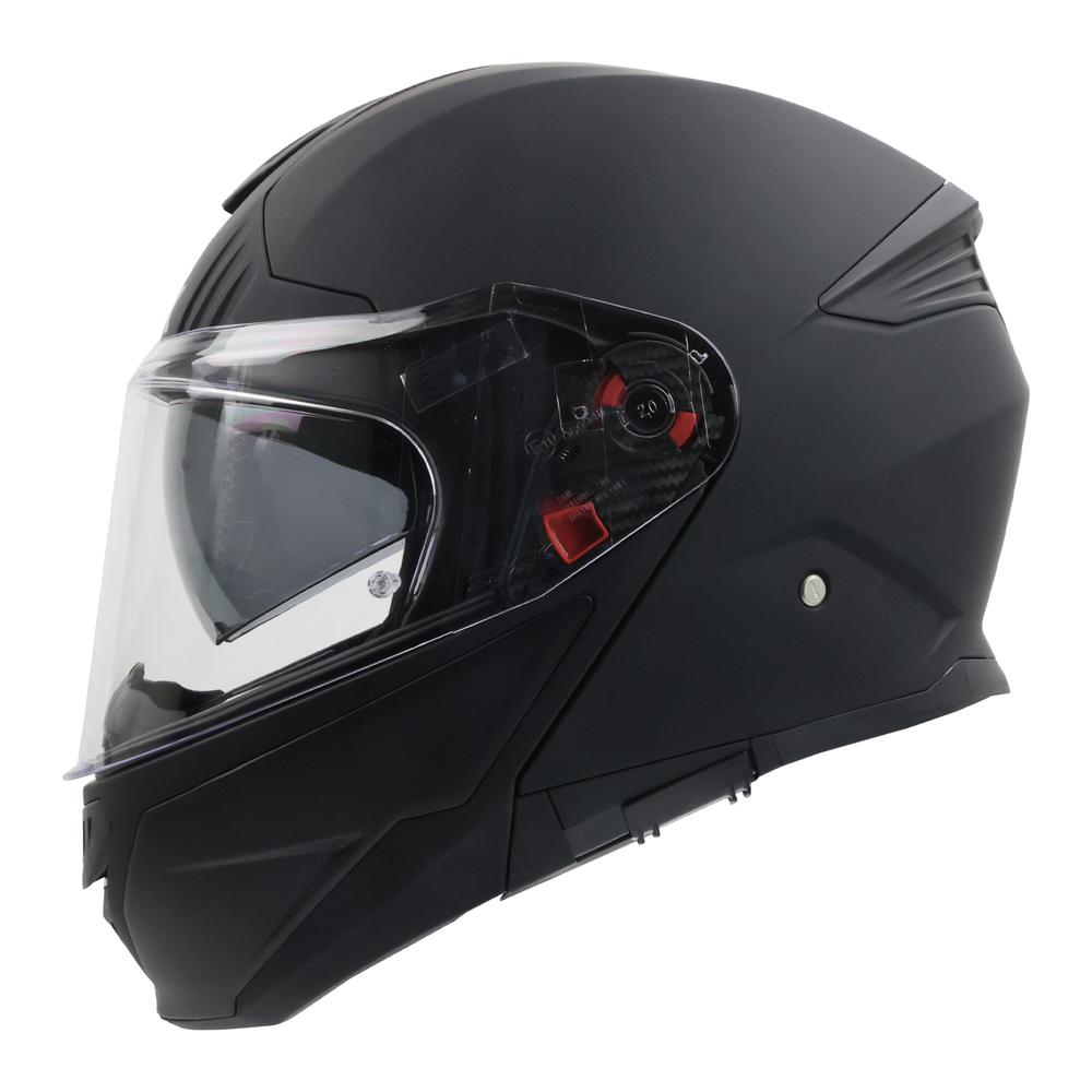 Foto 2 pulgar | Casco Smk Gullwing Negro Mate Gl200 Abatible Svs