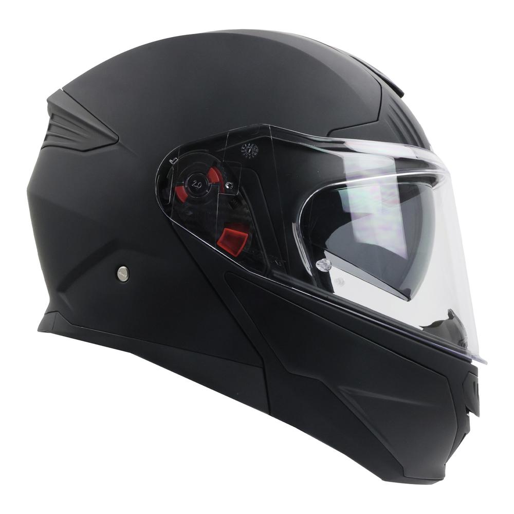 Foto 3 pulgar | Casco Smk Gullwing Negro Mate Gl200 Abatible Svs
