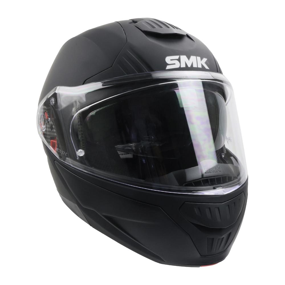 Foto 4 pulgar | Casco Smk Gullwing Negro Mate Gl200 Abatible Svs