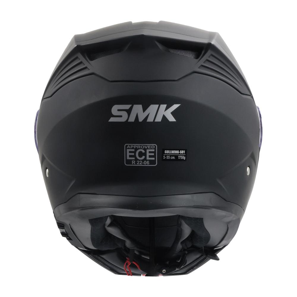 Foto 5 | Casco Smk Gullwing Negro Mate Gl200 Abatible Svs