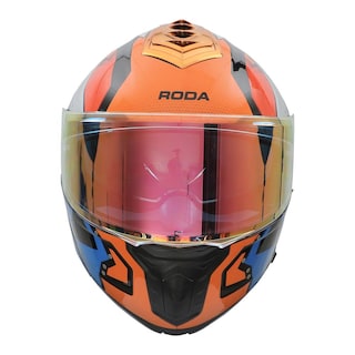 Foto 4 | Casco Roda Pilot Az/nja Gun Mica Naranja L Abatible Svs
