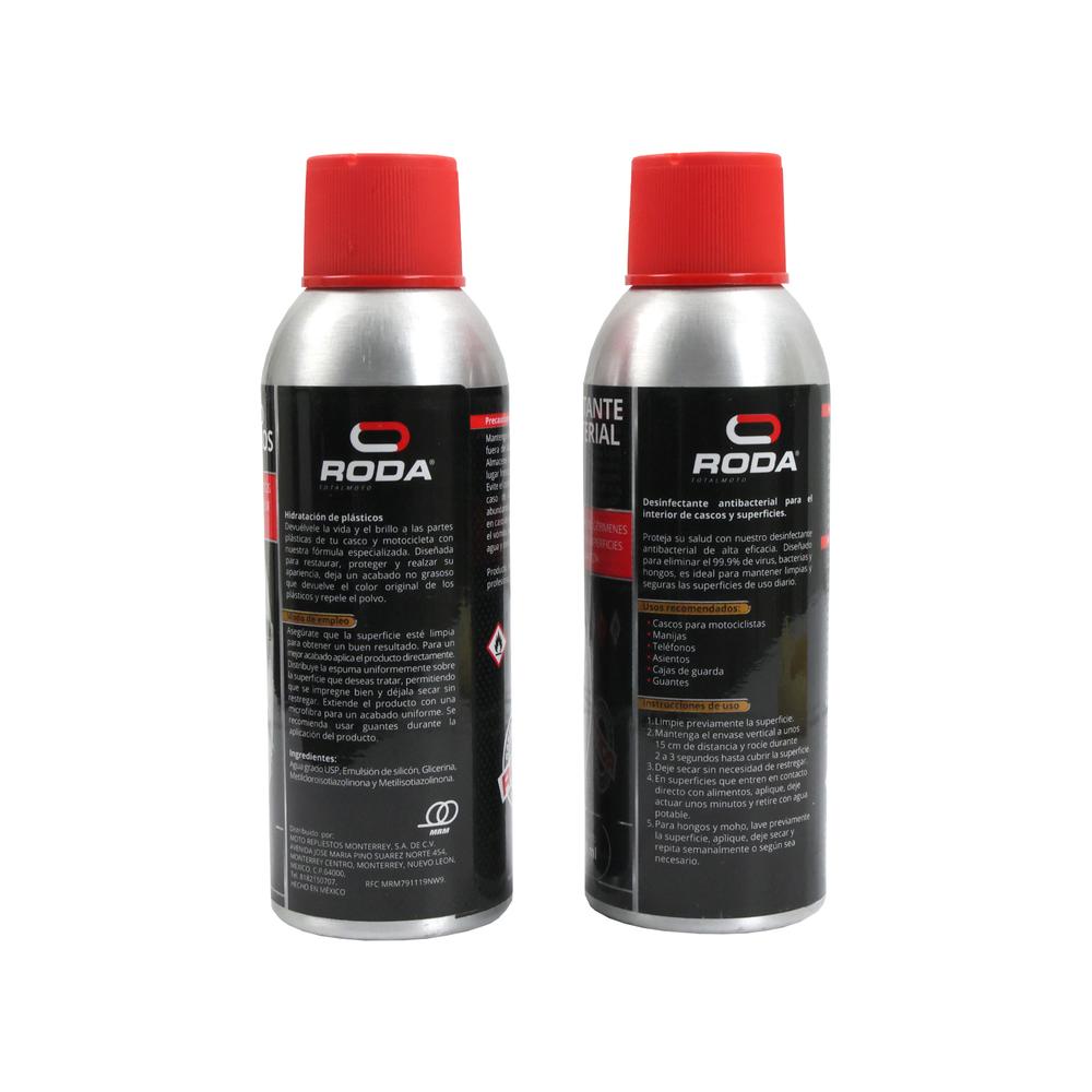 Foto 4 pulgar | Set Limpiador De Cascos Externo E Interno 250ml Roda