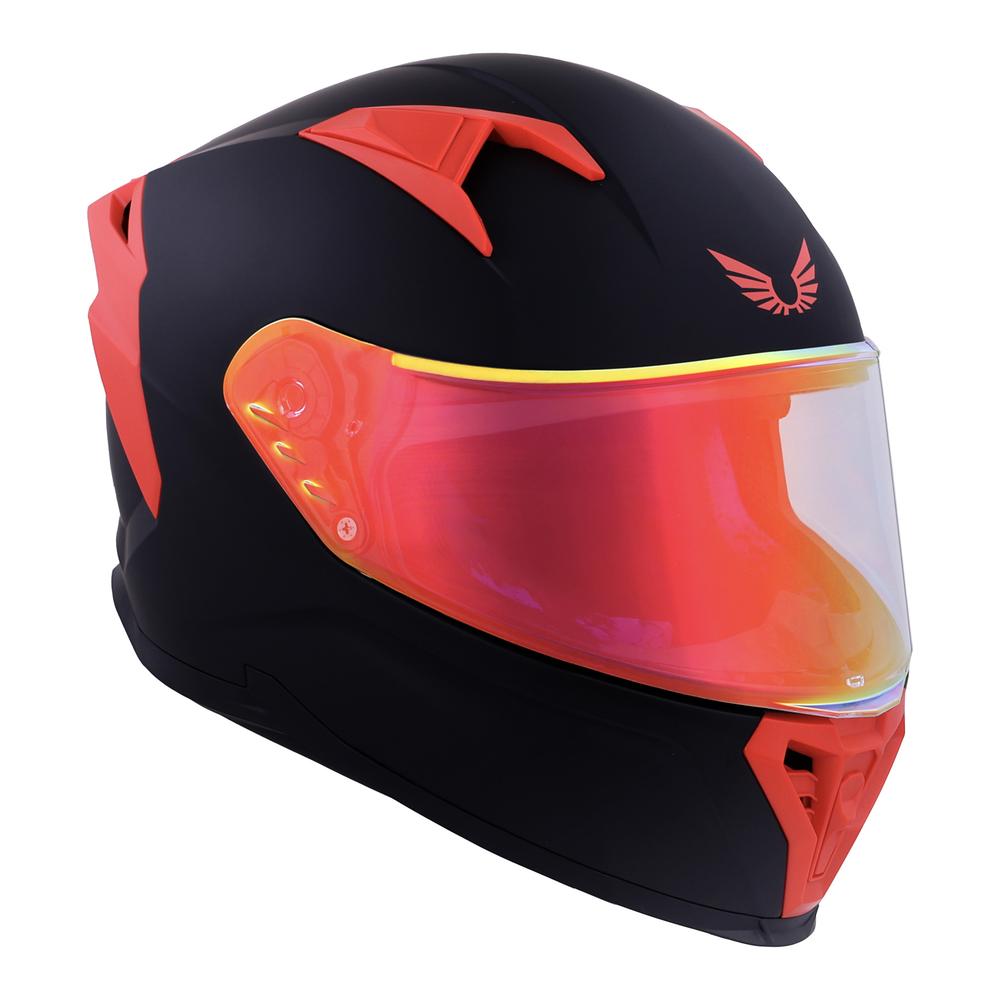 Foto 4 pulgar | Casco Bkr Hawk Negro para Motociclista