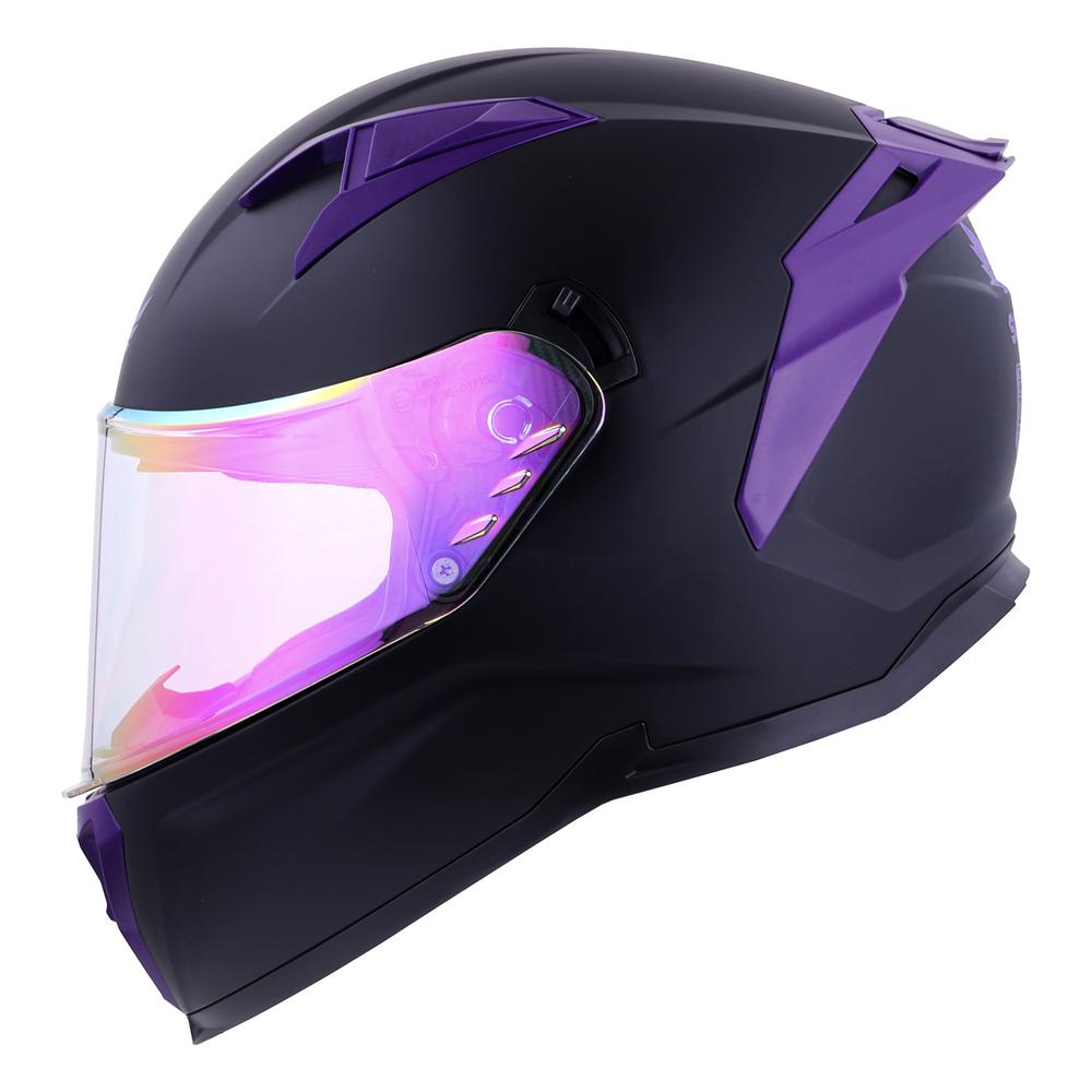 Foto 2 pulgar | Casco Bkr Hawk Negro para Motociclista