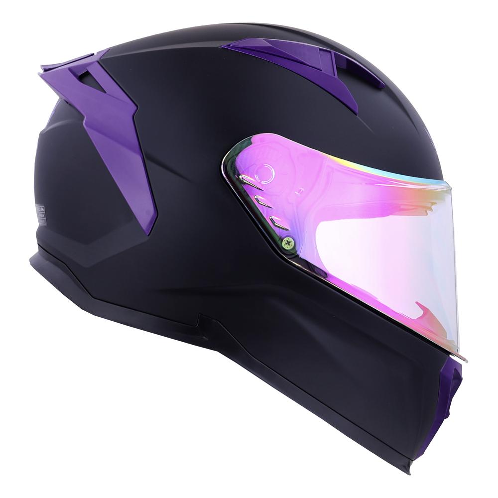 Foto 3 pulgar | Casco Bkr Hawk Negro para Motociclista
