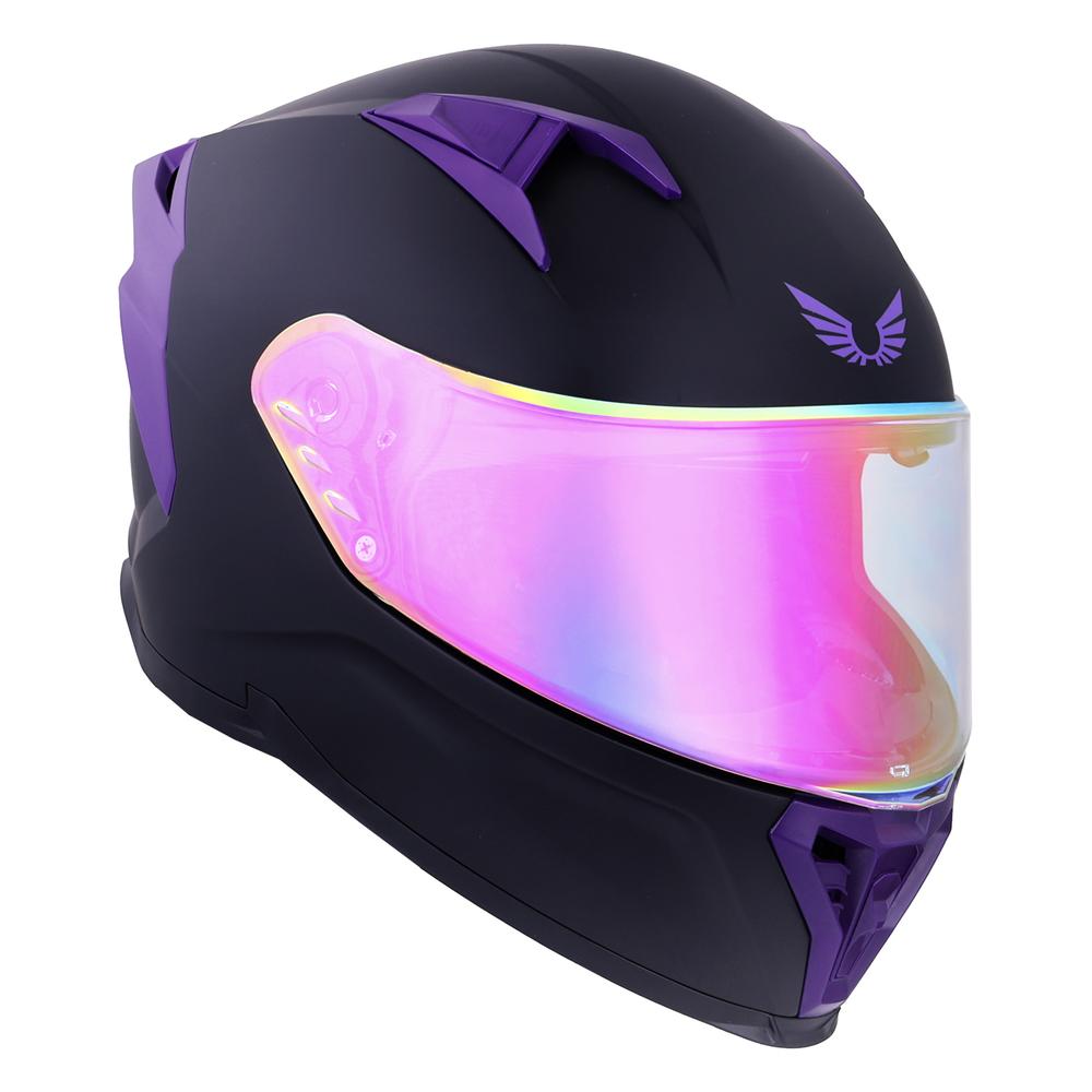 Foto 4 pulgar | Casco Bkr Hawk Negro para Motociclista