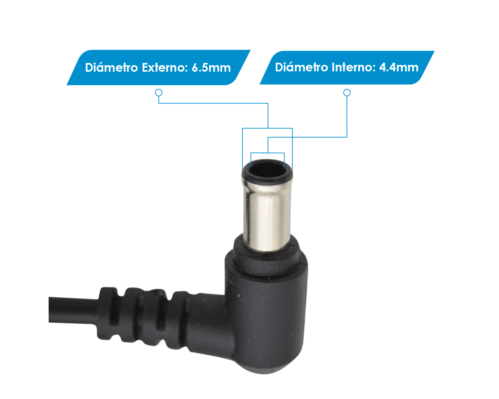 Foto 3 pulgar | Cargador para Laptop Compatible con Sony 19v 2.1a Punta 6.5 x 4.4mm