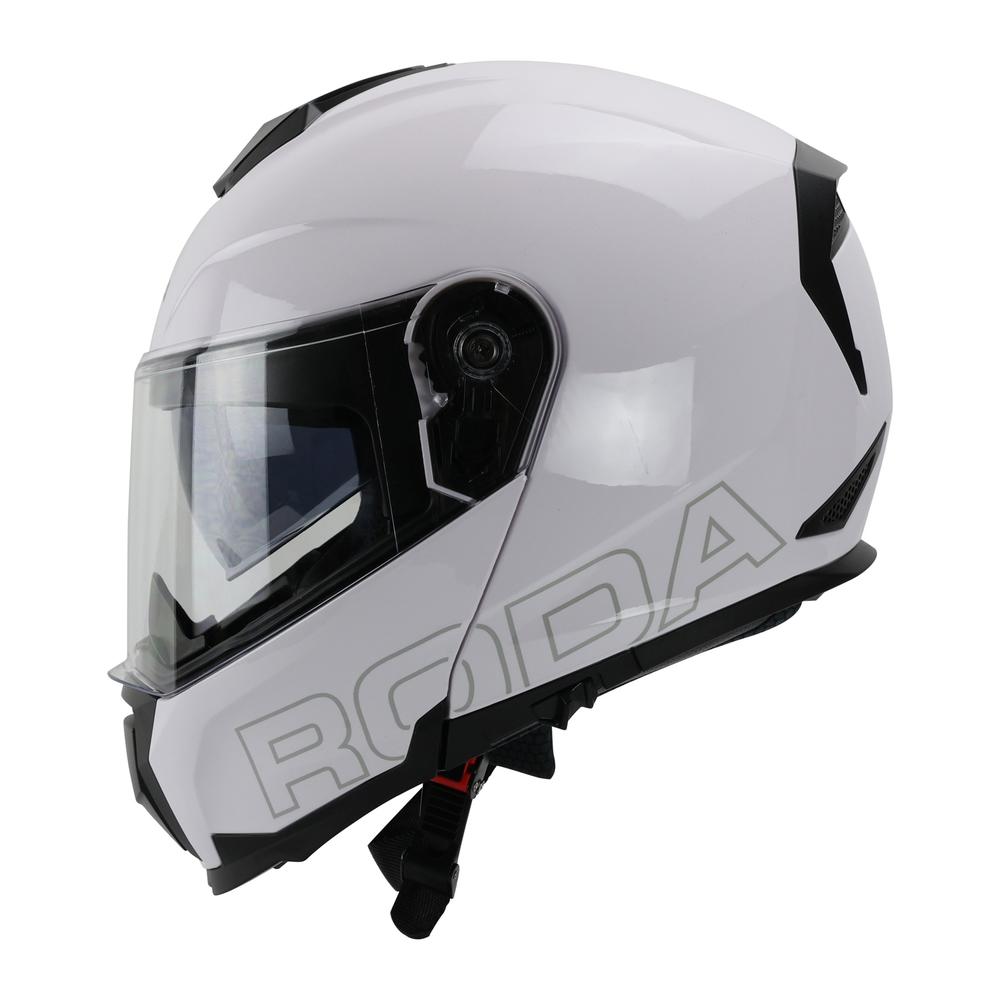 Foto 5 pulgar | Casco Roda Revenge Pro Blanco Abatible Svs