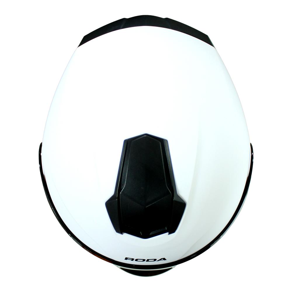 Foto 7 pulgar | Casco Roda Revenge Pro Blanco Mate Mica Humo Abatible Svs