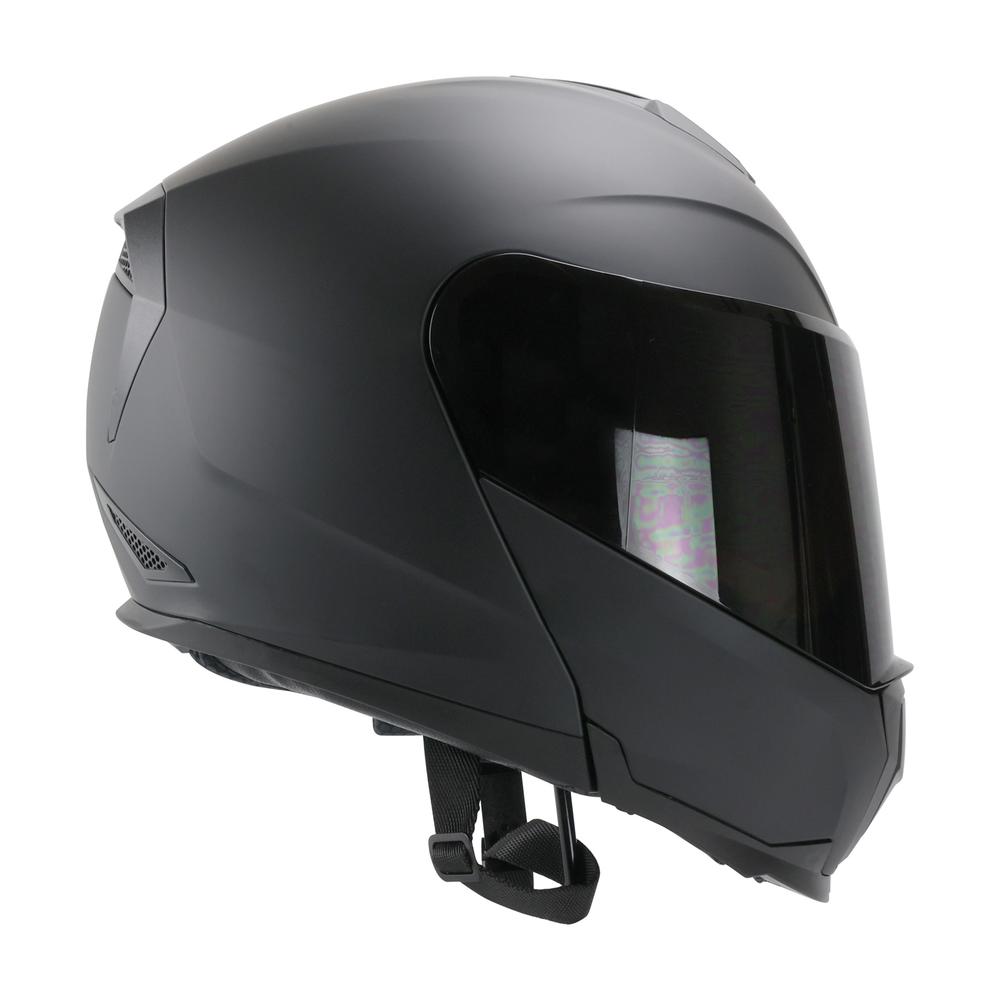 Casco Roda Revenge Pro Negro Mate Mica Humo Abatible Svs