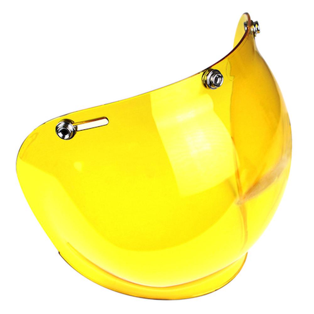 Mica Casco Moto Shaft Bubble Amarillo