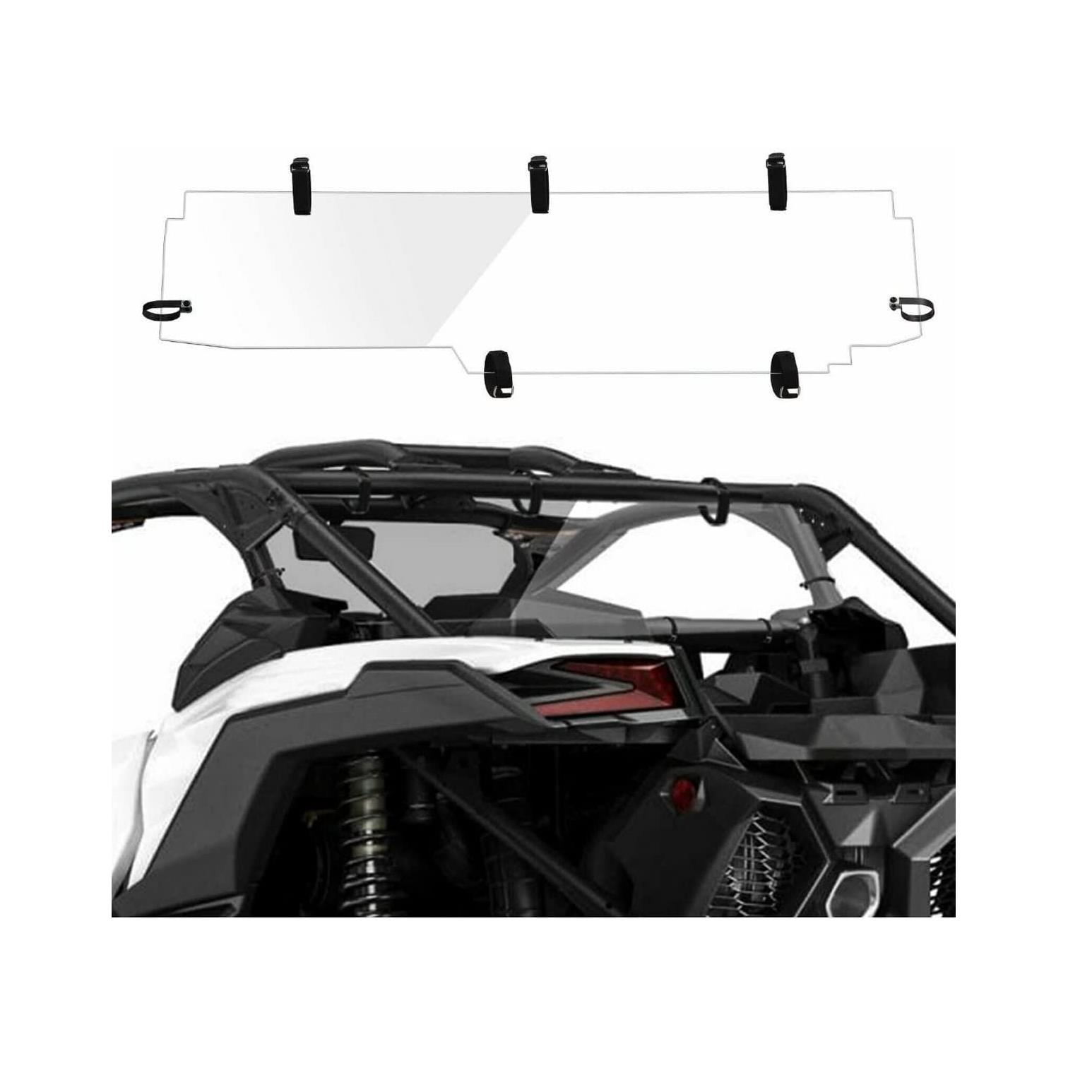 Foto 3 pulgar | Medio Parabrisas Trasero Dunari Powersports Transparente Compatible con Maverick X3