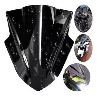Foto 2 | Parabrisas De Motocicleta Protección Contra Lluvias Eo Safe Imports Esi-13443 Negro