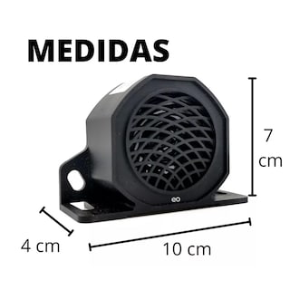 Foto 2 | Alarma De Reversa Uso Rudo 12-24v Trailer Camion 110db Eo Safe Imports Esi-6247-1 Negro