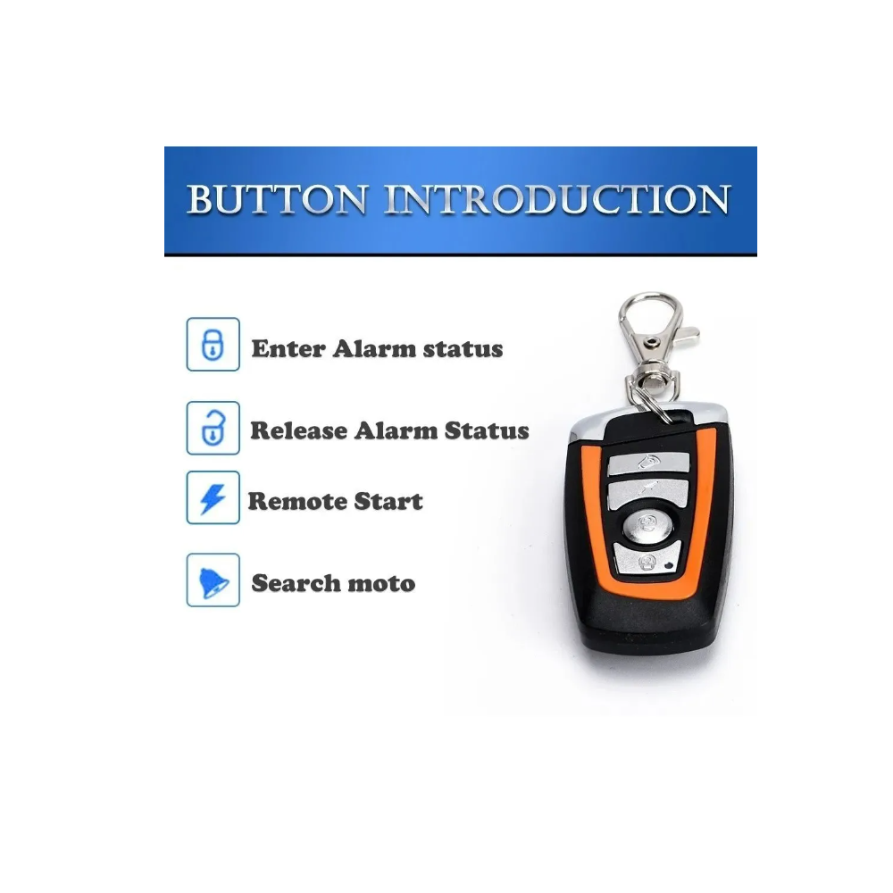 Foto 4 pulgar | Alarma Arranque Control Remoto Para Moto Antirrobo