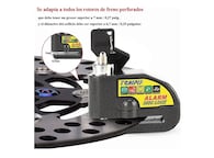 Alarma Xtellar Motocicle Bloqueo Impermeable Freno Disco Candado