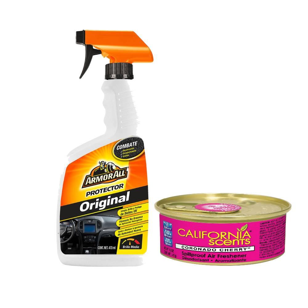 Combo Aromarizante Corcho + Protector De Coche Armor All