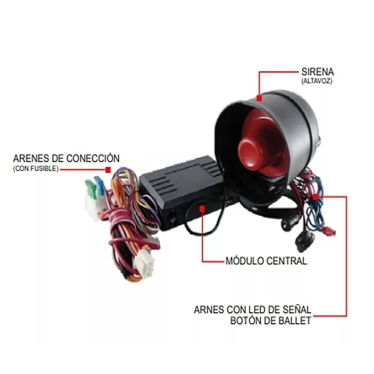 Foto 3 pulgar | Alarma Automotriz Universal Eo Safe Imports ESI-11534 con 2 Mandos a Distancia