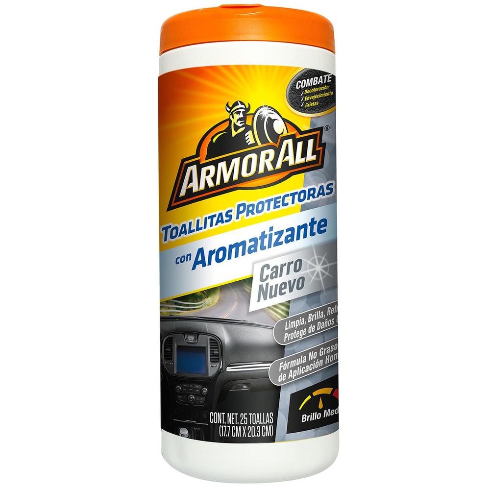 Foto 3 pulgar | Combo Toallitas Limpieza Armor All + Aromatizante