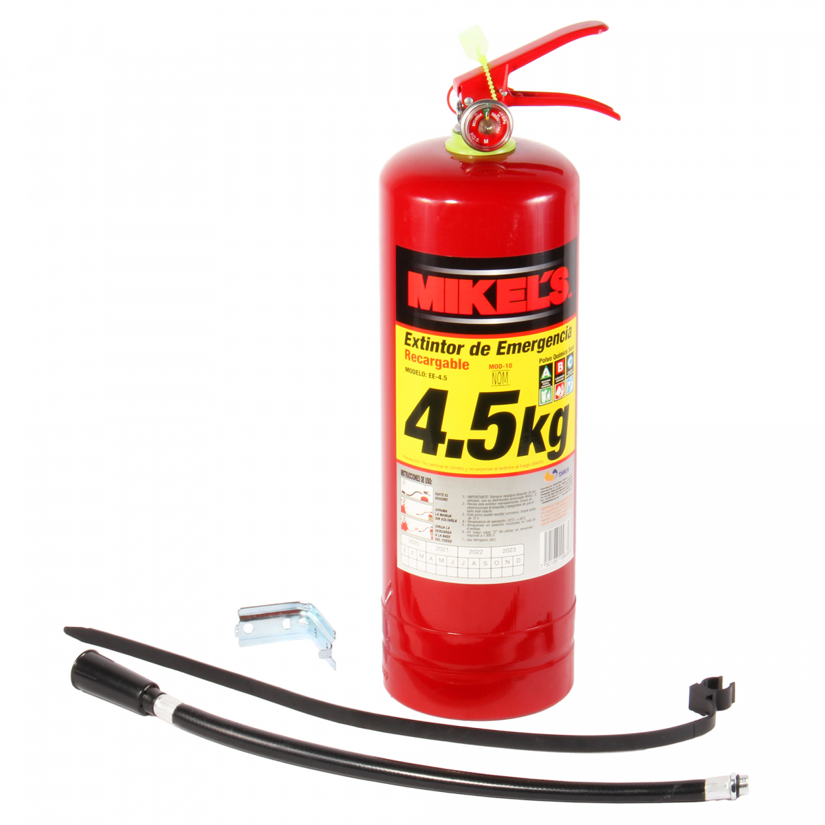 Foto 2 | Extintor de Emergencia Recargable Mikel's EE-4.5 4.5 kg