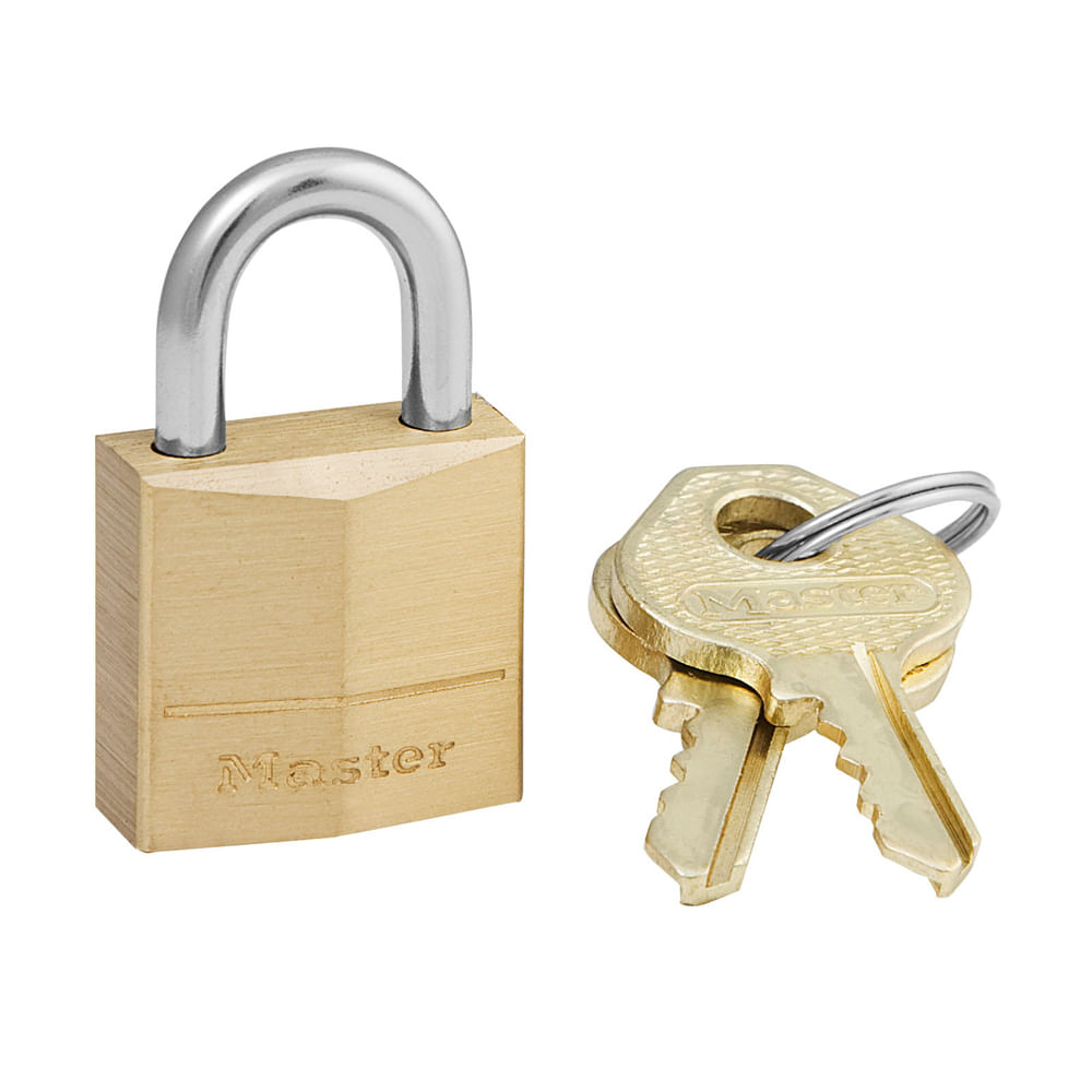 Candado De Latón Master Lock 120dmx Color Oro