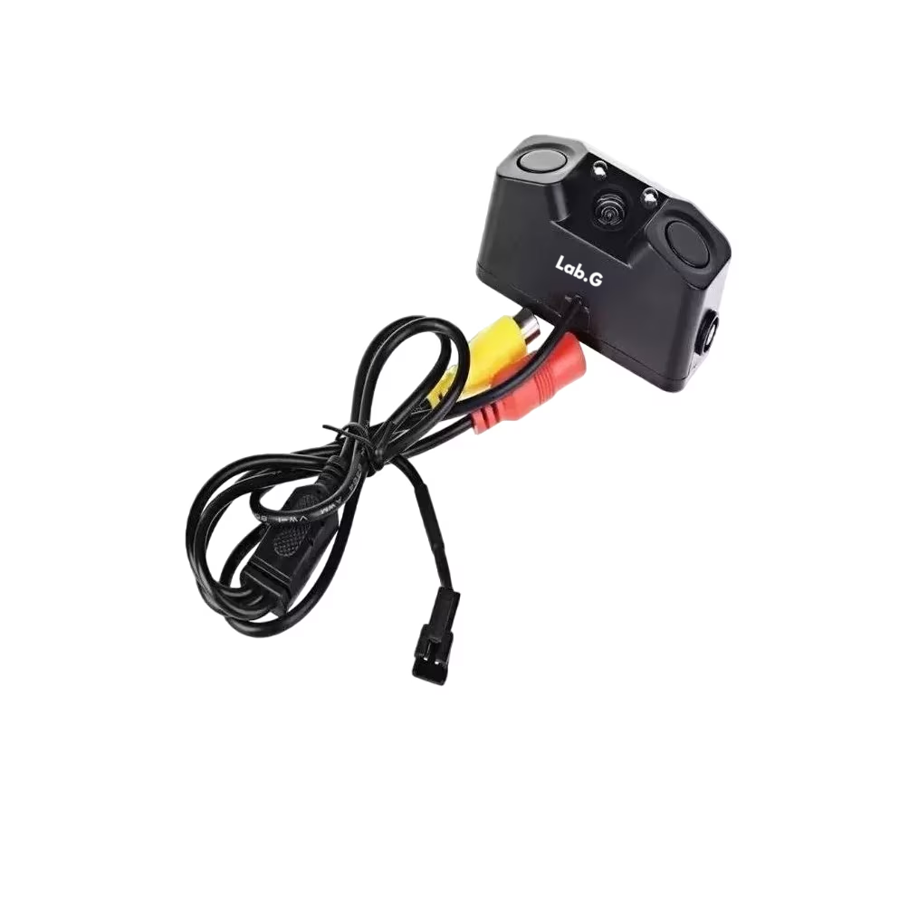 Camara De Reversa Lab.g Con Sensor De Estacionamiento Y Vision Nocturna Negra