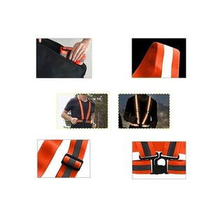 Foto 3 | Chaleco De Seguridad Arnes Reflejante Naranja