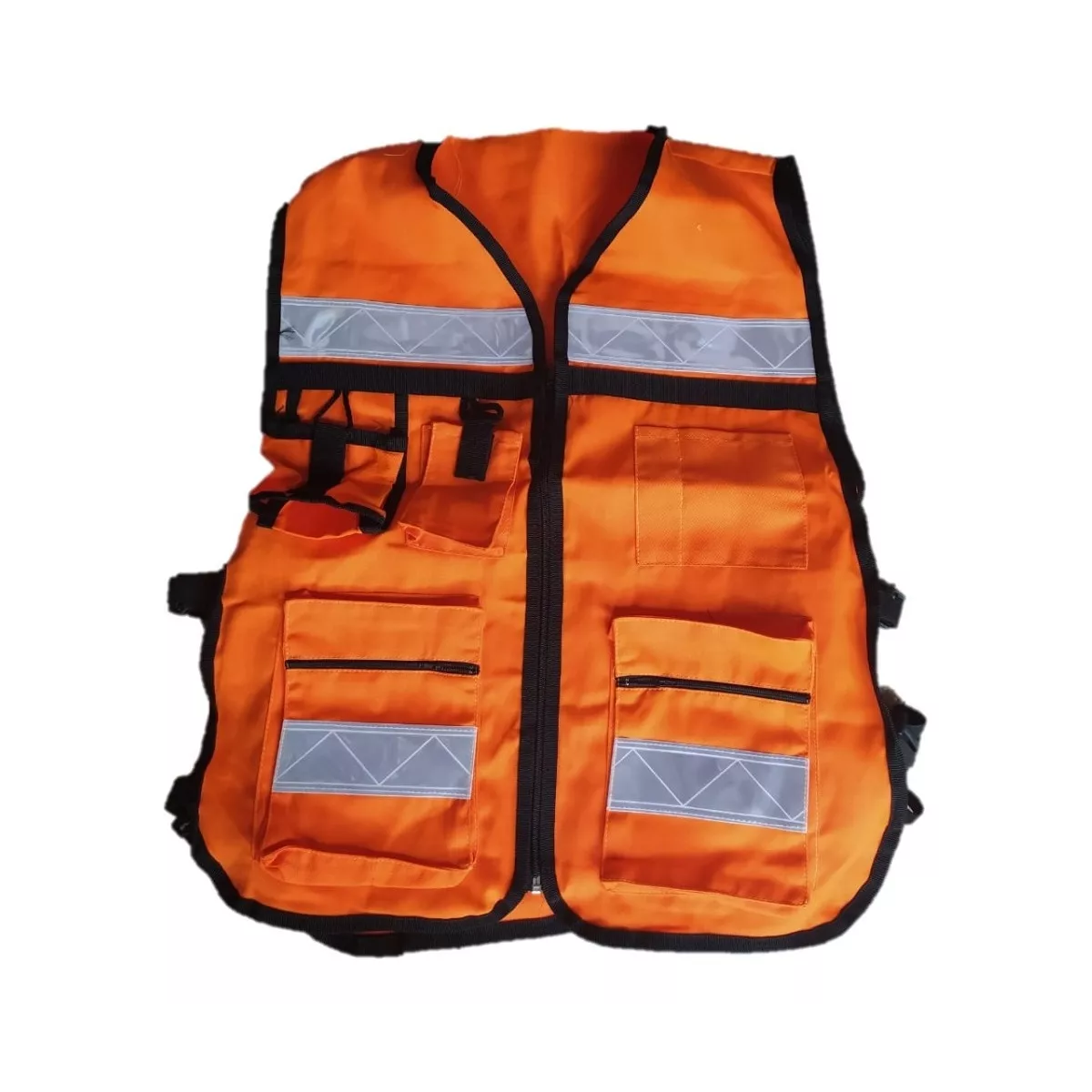 Chaleco Reflejante de Seguridad Eo Safe Imports Esi-4810 color Naranja Unitalla