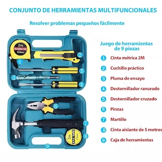 Foto 2 | Kit Emergencia Auto Seguidad 142 Pcs Soporte De Advertencia Eo Safe Imports Esi-12023 Multicolor