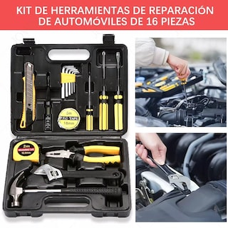 Foto 2 | Kit Emergencia Auto Herramientas Seguridad 124 Piezas Eo Safe Imports Esi-12022 Multicolor