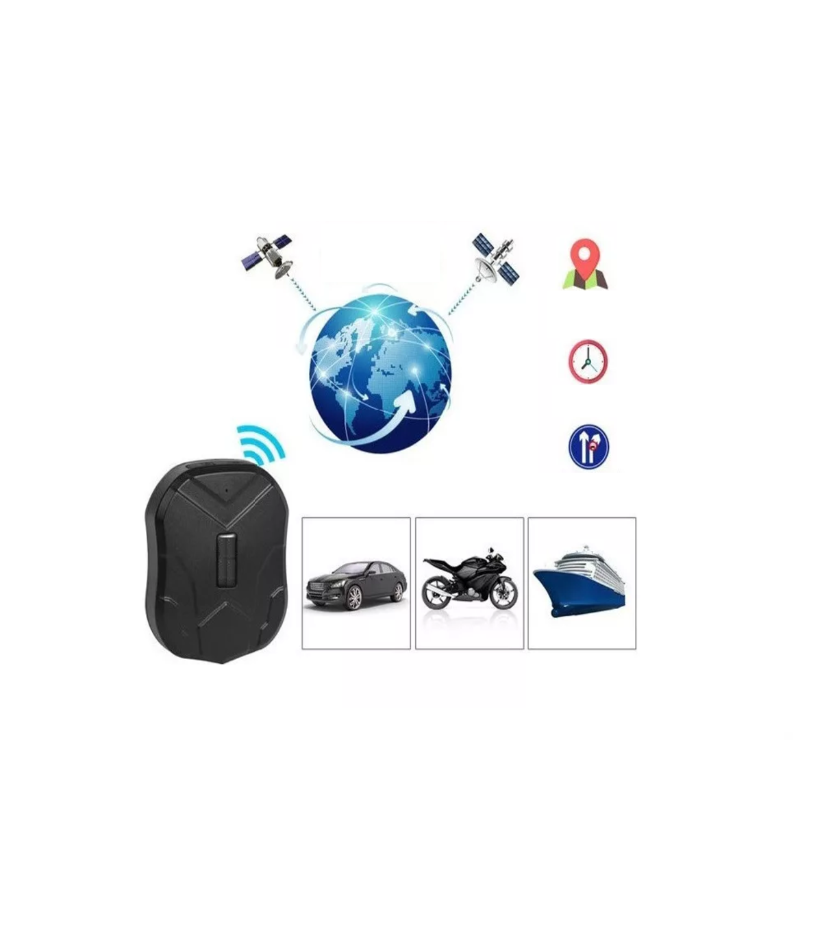 Foto 4 pulgar | Localizador Rastreador Gps para Auto color Negro