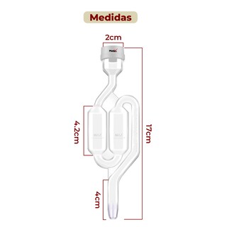 Foto 4 | Kit Bloqueo de Aire Doble Burbuja Mebix TRD para Hacer Vino y Cerveza