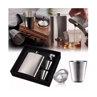Foto 3 | Set Licorera De 8 Oz, Acero Inoxidable Eo Safe Imports Esi-15444 Plata