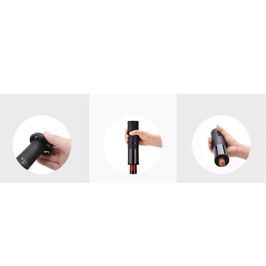 Foto 4 pulgar | Electric Wine Opener Recargable Zeta Dst4 color Negro