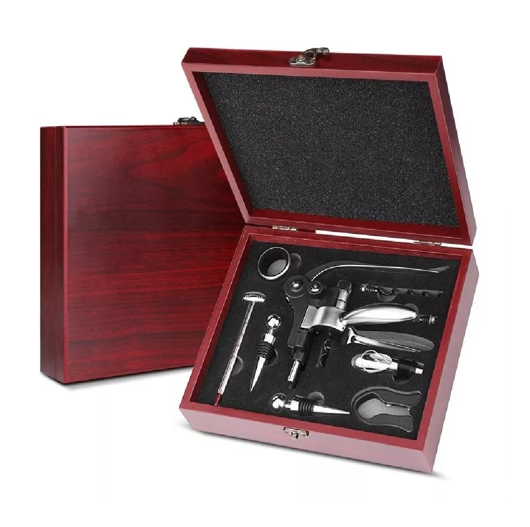Foto 4 pulgar | Juego de Utensilios 9 en 1 para Vino con Estuche