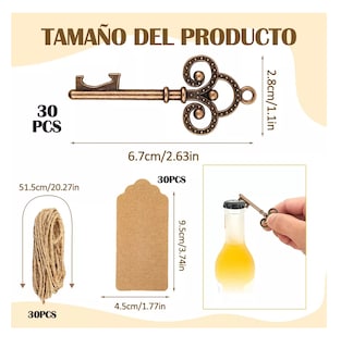 Foto 3 | Destapador De Llave 30 Pzs Marrón
