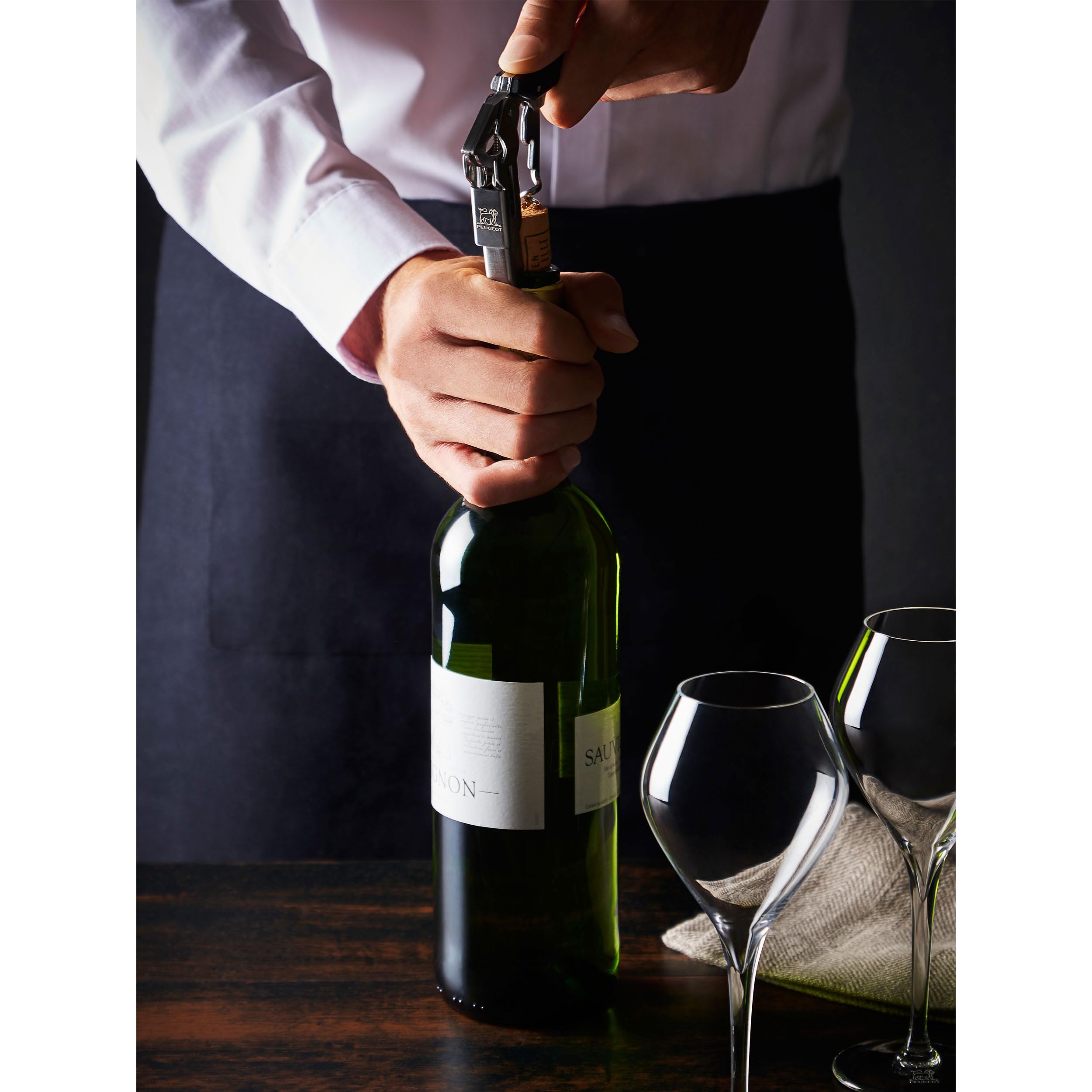 Foto 5 | Sacacorchos Peugeot Clavelin Sommelier Negro - Venta Internacional.