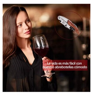 Foto 3 | Sacacorchos Profesional Lab.g Descorchador Destapador Vinos 5 Pzs Cafe Claro