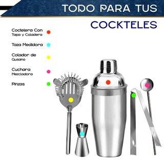 Foto 3 | Juego de Bar de 5 pz Chic Fantasy de Acero Inoxidable