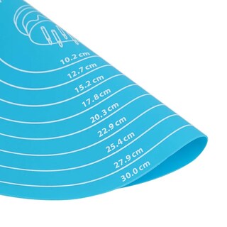 Foto 4 | Tapete Silicón Redondo 30cm Hornear Cocina Repostería Aleissi 701208 Azul