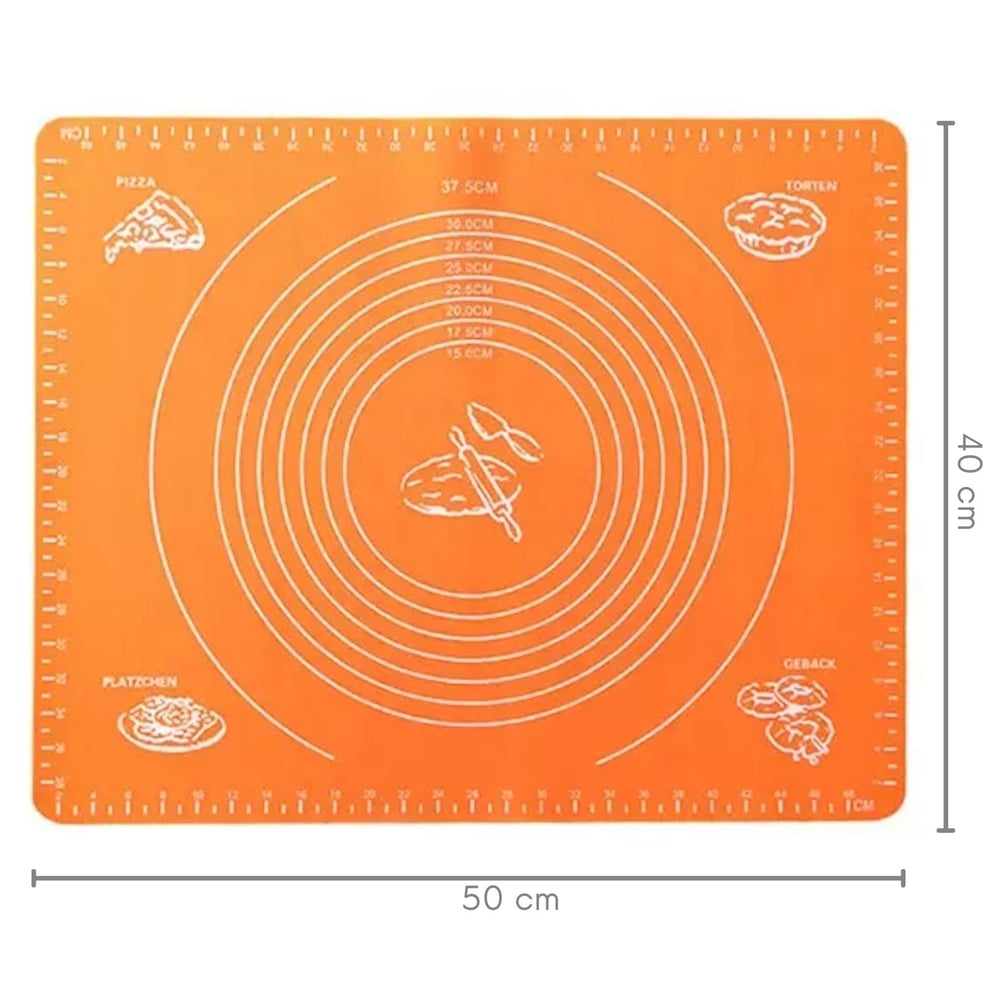 Foto 4 pulgar | Estera De Amasar De Silicona Para Pizza, Pan, Empanadas Y Postres - Venta Internacional.
