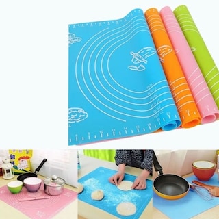 Foto 7 | Estera De Amasar De Silicona Para Pizza, Pan, Empanadas Y Postres - Venta Internacional.