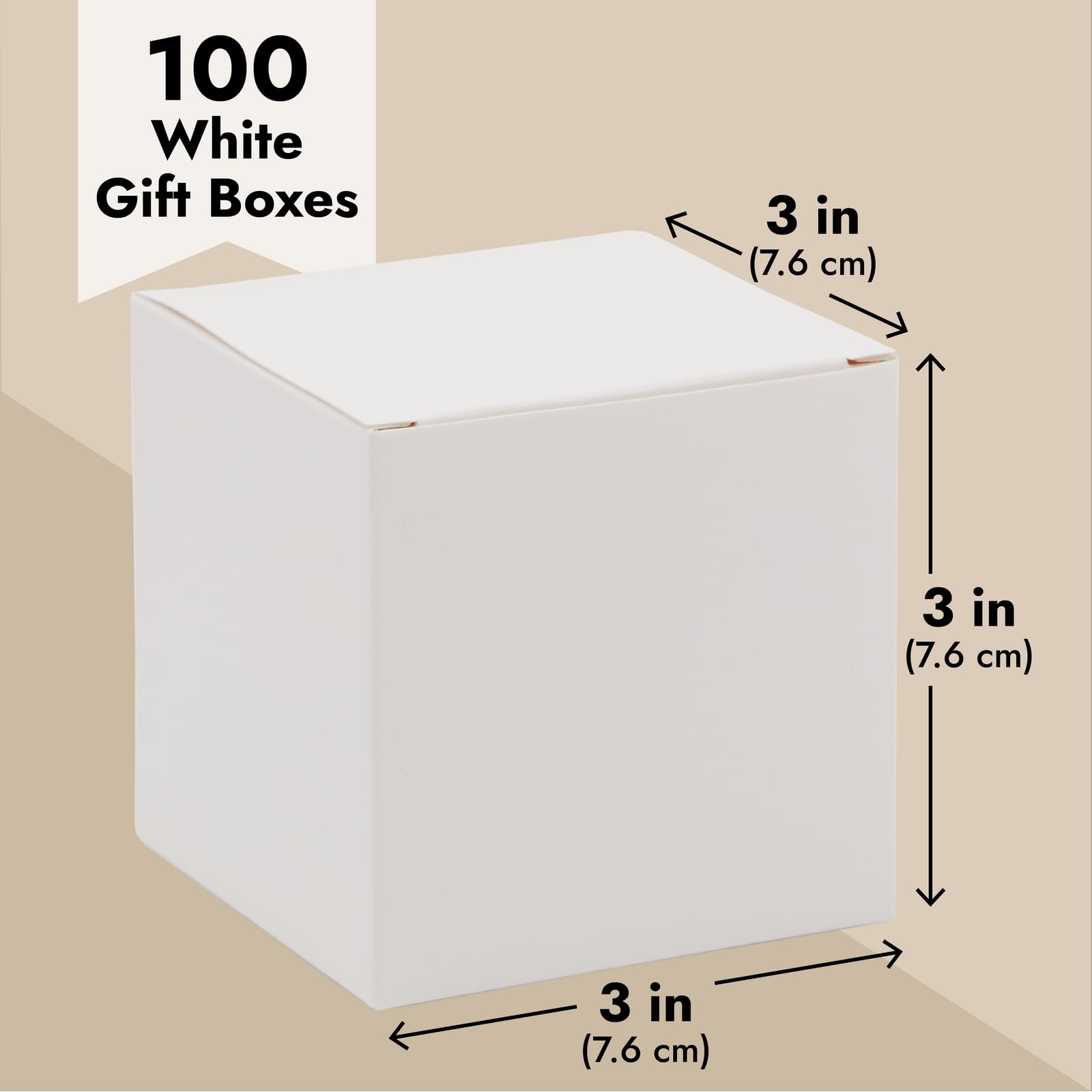 Foto 4 | Cajas de Regalo Juvale 100 Unidades Blancas - Venta Internacional