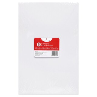 Foto 3 | Cajas De Camisas American Greetings Blancas Para Navidad (6 Cajas) - Venta Internacional.