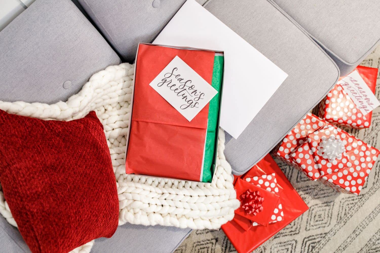Foto 5 pulgar | Cajas De Camisas American Greetings Blancas Para Navidad (6 Cajas) - Venta Internacional.