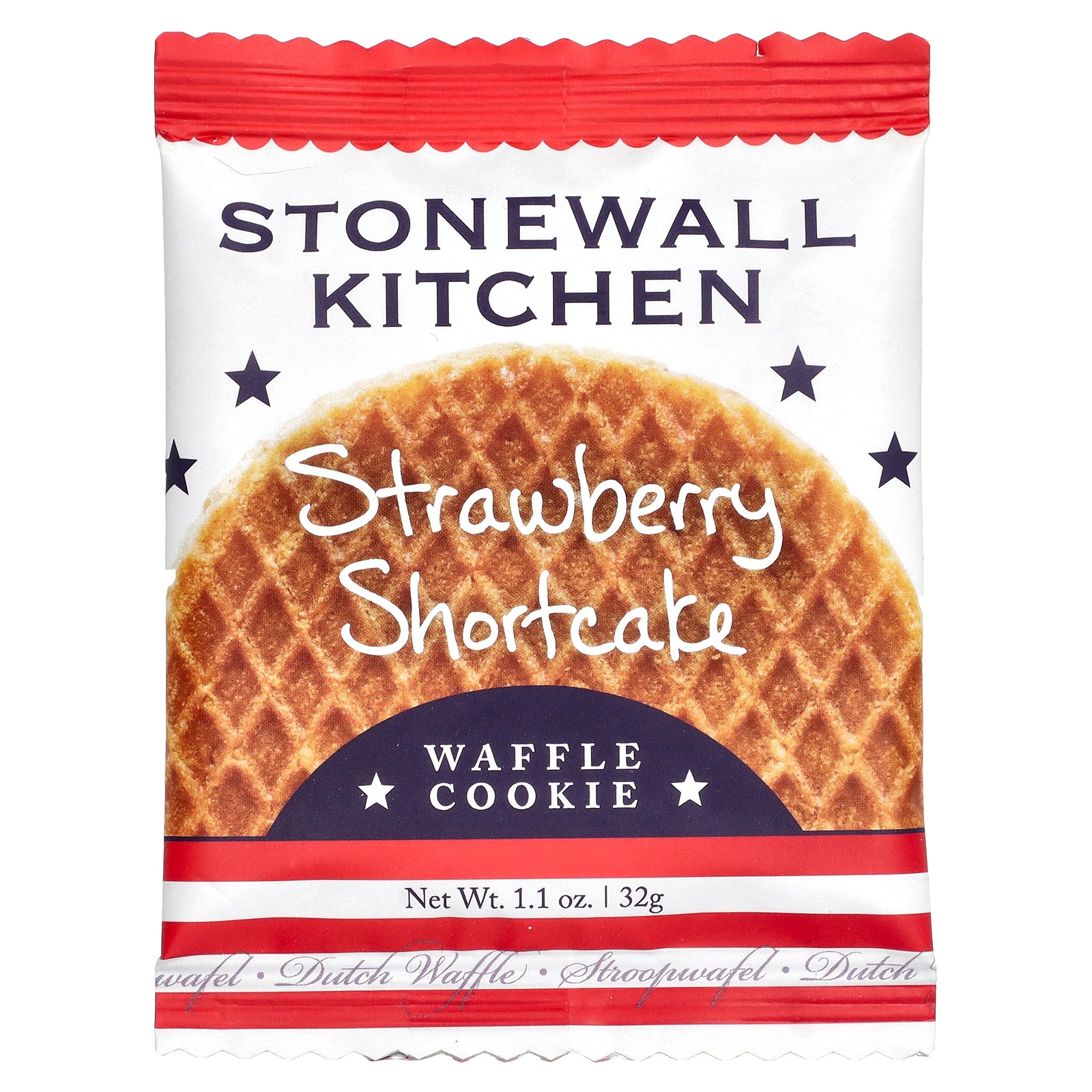 Foto 3 | Tarta De Galletas Stonewall Kitchen Con Gofres Y Fresas  32 G X 8 - Venta Internacional.
