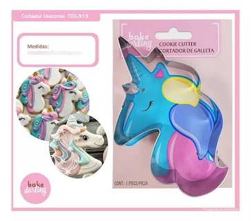 Foto 2 | Cortador Galleta Unicornio 1 Pz