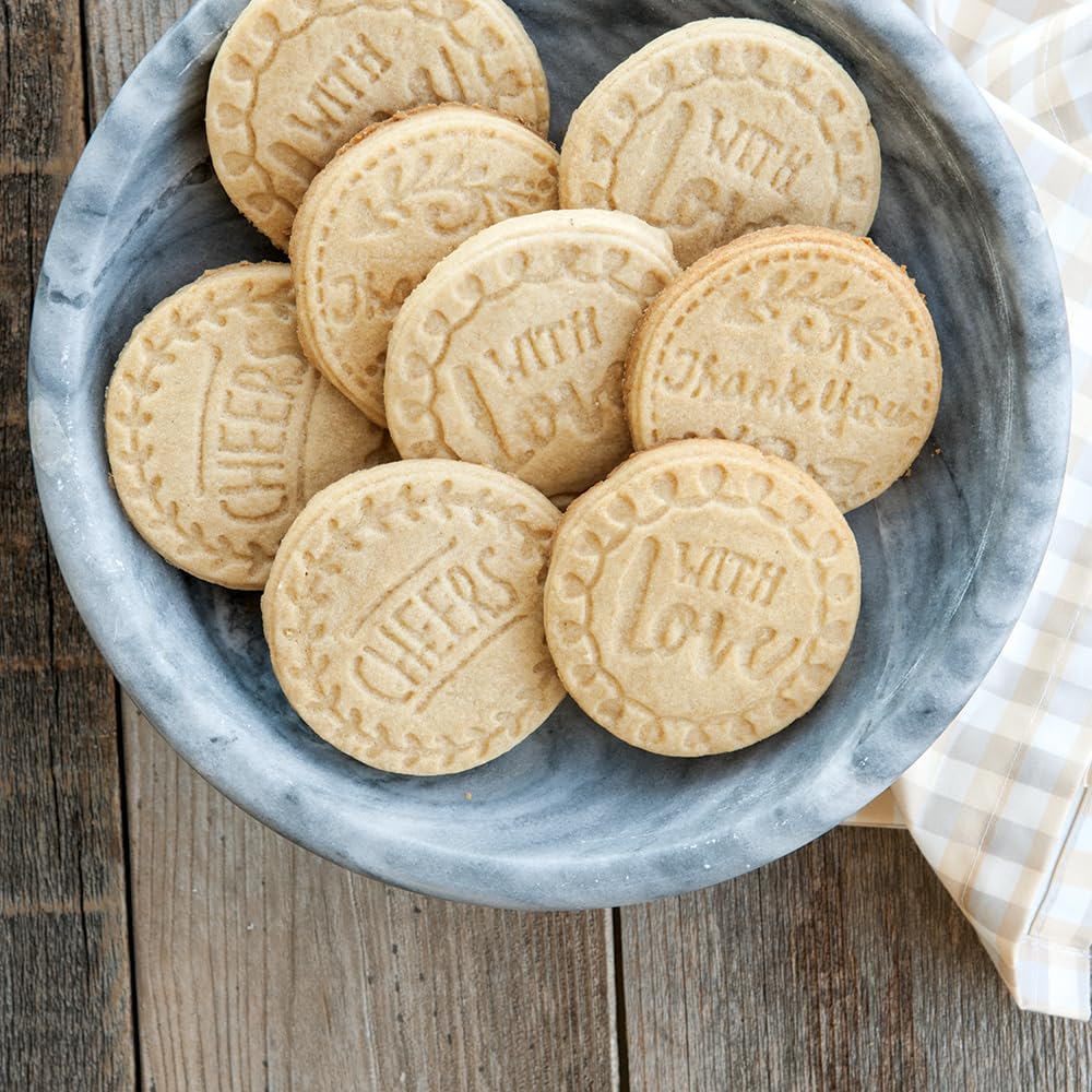 Foto 4 | Sellos para Galletas Nordic Ware Greetings de Aluminio Fundido Con Madera - Venta Internacional